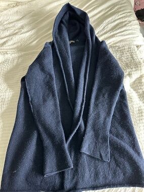 Navy sweater cardigan